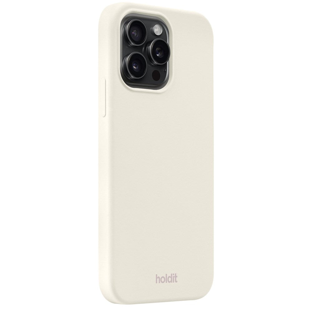 Holdit iPhone 14 Pro Max Soft Touch Silikon Deksel - Soft Linen