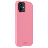 Holdit iPhone 12 / 12 Pro Soft Touch Silikon Deksel - Rouge Pink