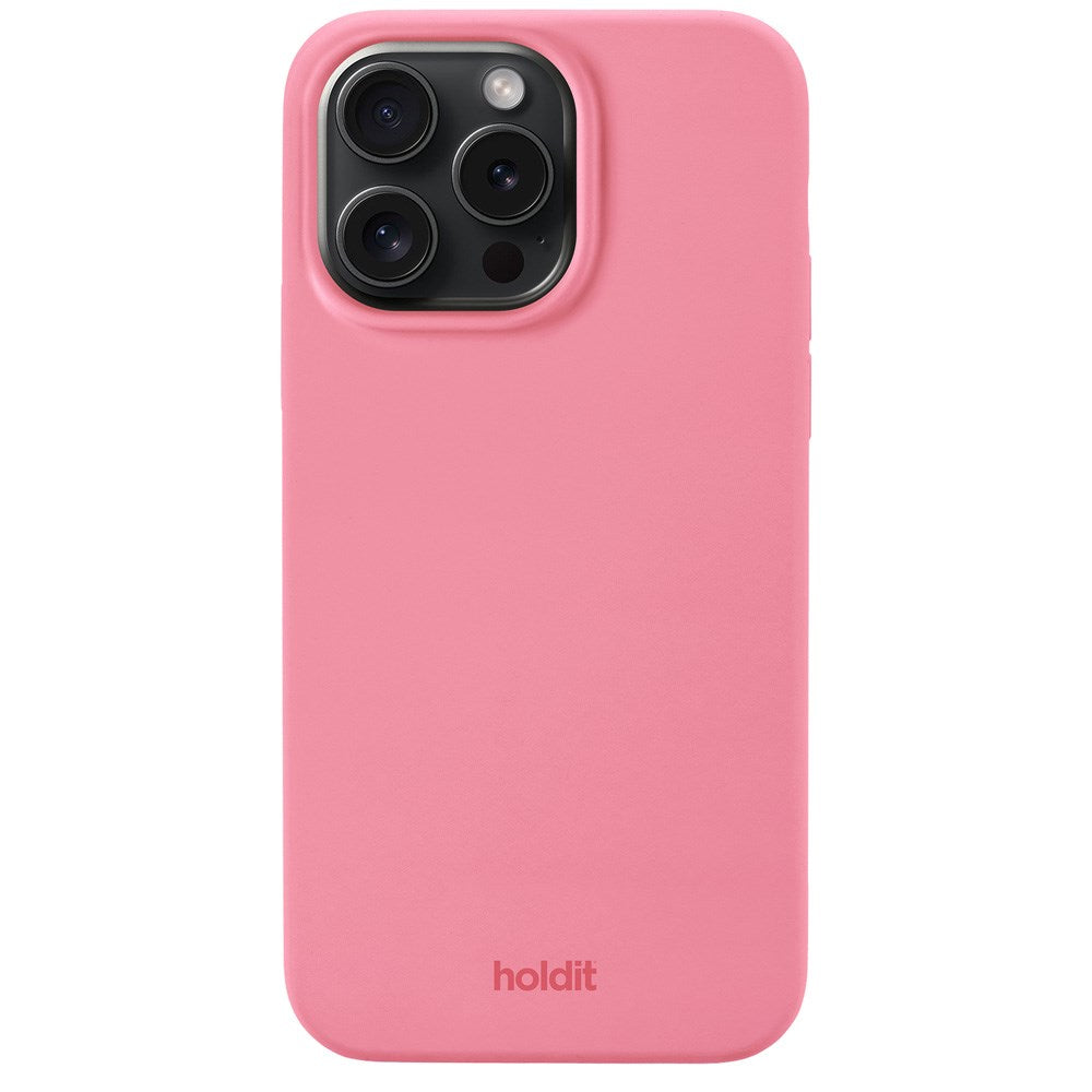 Holdit iPhone 14 Pro Max Soft Touch Silikon Deksel - Rouge Pink