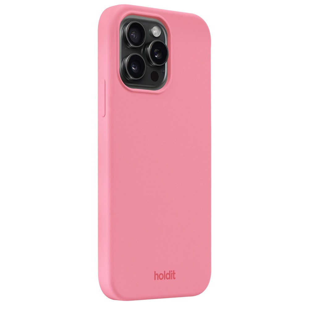 Holdit iPhone 14 Pro Max Soft Touch Silikon Deksel - Rouge Pink