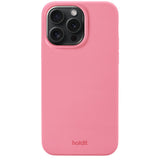 Holdit iPhone 15 Pro Max Soft Touch Silikon Deksel - 
Rouge Pink