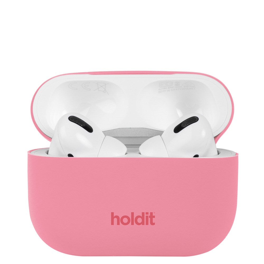 Holdit Silikondeksel Til AirPods Pro 2 / Pro - Rouge Pink