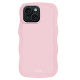 Holdit iPhone 15 / 14 / 13 Wavy Deksel - Pink