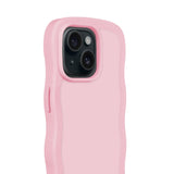 Holdit iPhone 15 / 14 / 13 Wavy Deksel - Pink