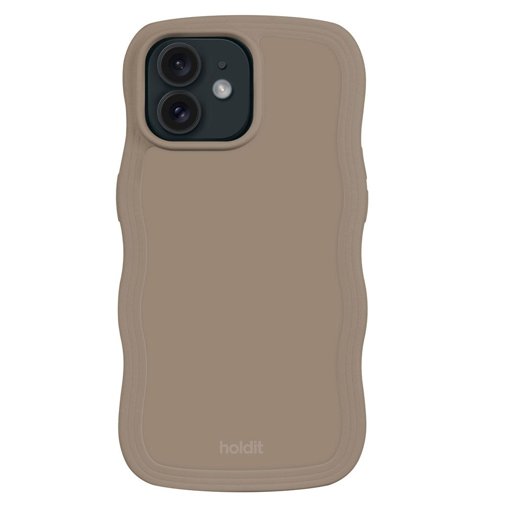 Holdit iPhone 12 / 12 Pro Wavy Deksel - Mocha Brown