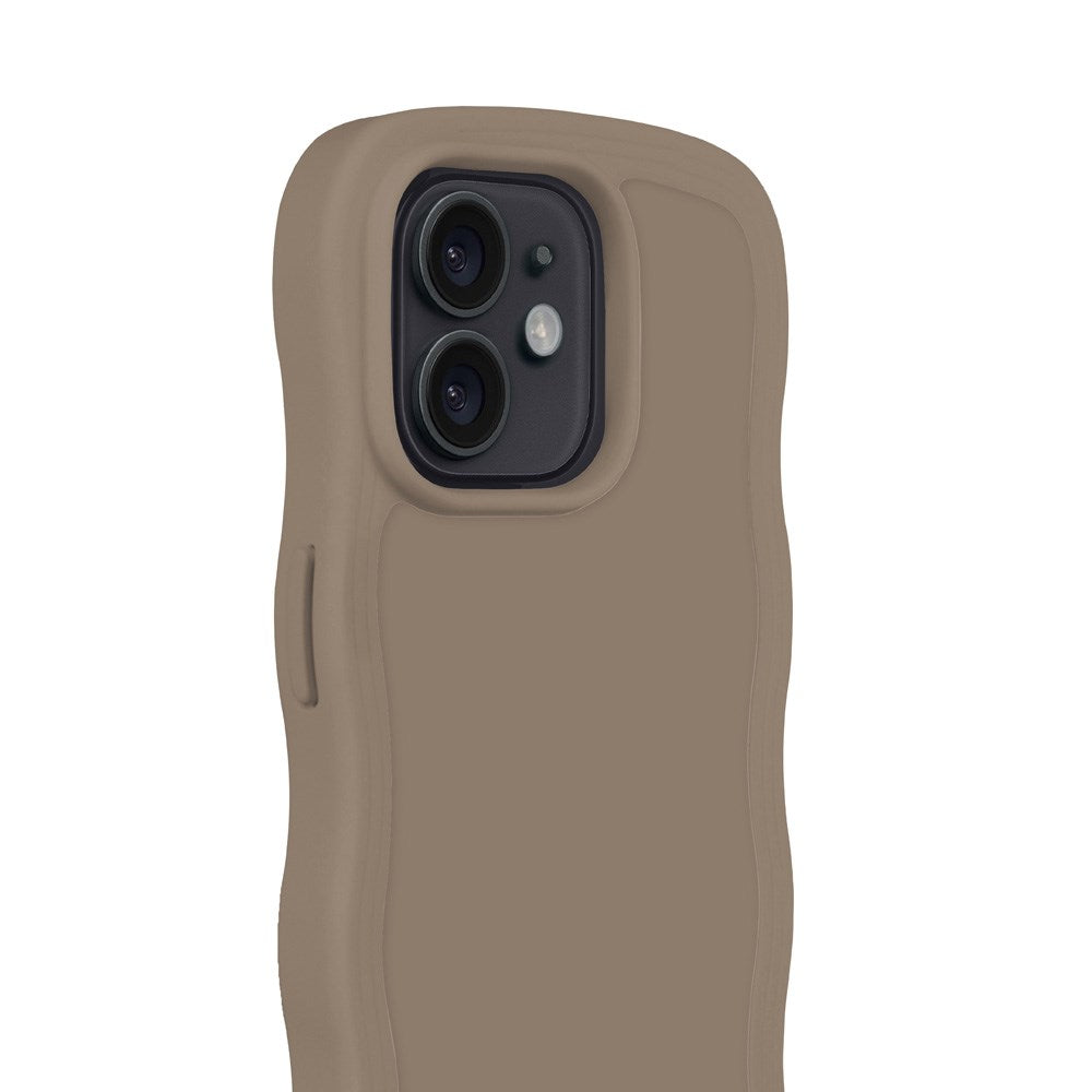 Holdit iPhone 12 / 12 Pro Wavy Deksel - Mocha Brown