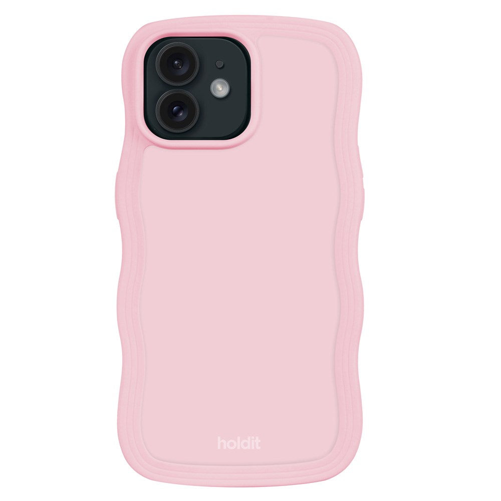 Holdit iPhone 12 / 12 Pro Wavy Deksel - Pink