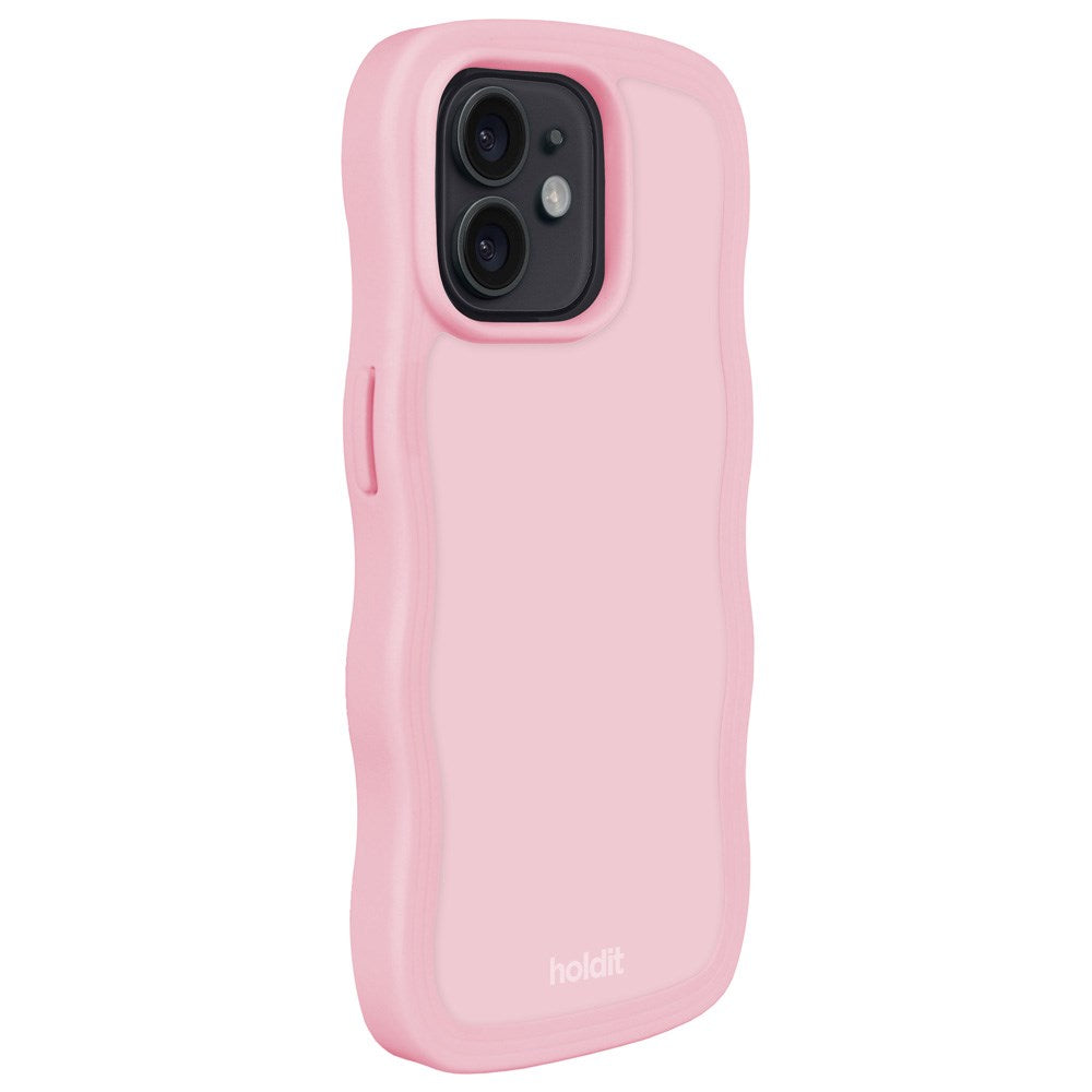 Holdit iPhone 12 / 12 Pro Wavy Deksel - Pink