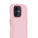 Holdit iPhone 12 / 12 Pro Wavy Deksel - Pink