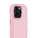 Holdit iPhone 15 Pro Max Wavy Deksel - Pink