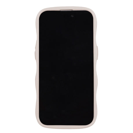 Holdit iPhone 14 Pro Wavy Deksel - Light Beige