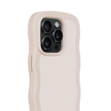 Holdit iPhone 14 Pro Wavy Deksel - Light Beige