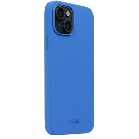 Holdit iPhone 15 Soft Touch Silikon Deksel - Sky Blue