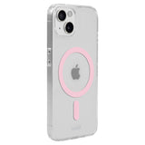 Holdit iPhone 15 / 14 / 13 MagSafe Deksel - Transparent / Pink