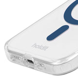 Holdit iPhone 15 / 14 / 13 MagSafe Deksel - Transparent / Denim Blue