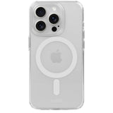 Holdit iPhone 15 Pro MagSafe Deksel - Transparent / White