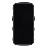 Holdit iPhone 14 Pro Wavy Deksel - Black / Mirror