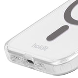 Holdit iPhone 15 Pro Max MagSafe Deksel - Transparent / Space Grey