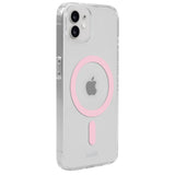 Holdit iPhone 12 / 12 Pro MagSafe Deksel - Transparent / Pink