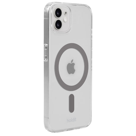 Holdit iPhone 12 / 12 Pro MagSafe Deksel - Transparent / Space Grey