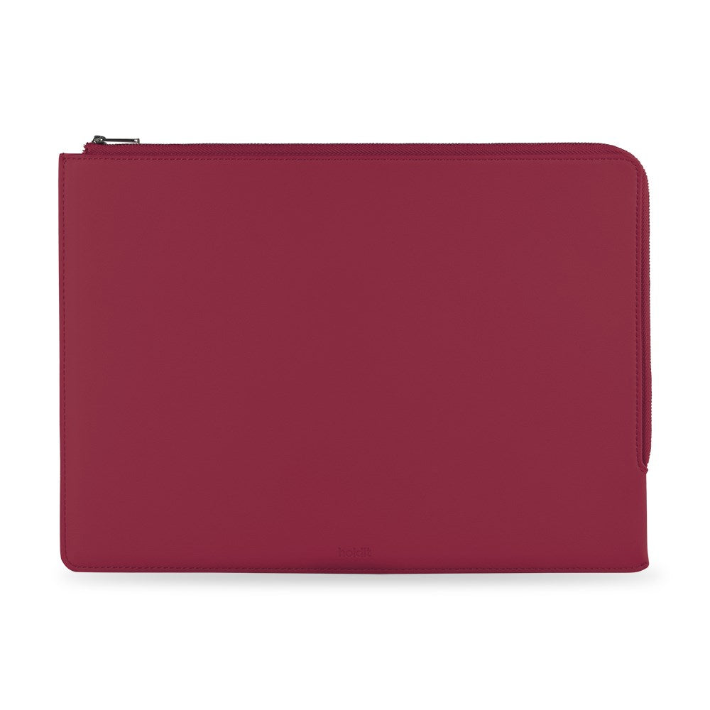 Holdit Lærveske for MacBook / Laptop 14" (32,5 x 22.7 x 1.7 cm) - Red Velvet