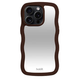 Holdit iPhone 14 Pro Max Wavy Deksel - Chocolate / Mirror