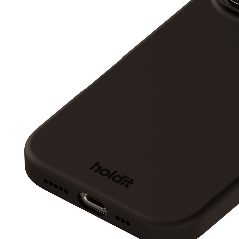 Holdit iPhone 16 Pro Soft Touch Silikon Deksel - Black