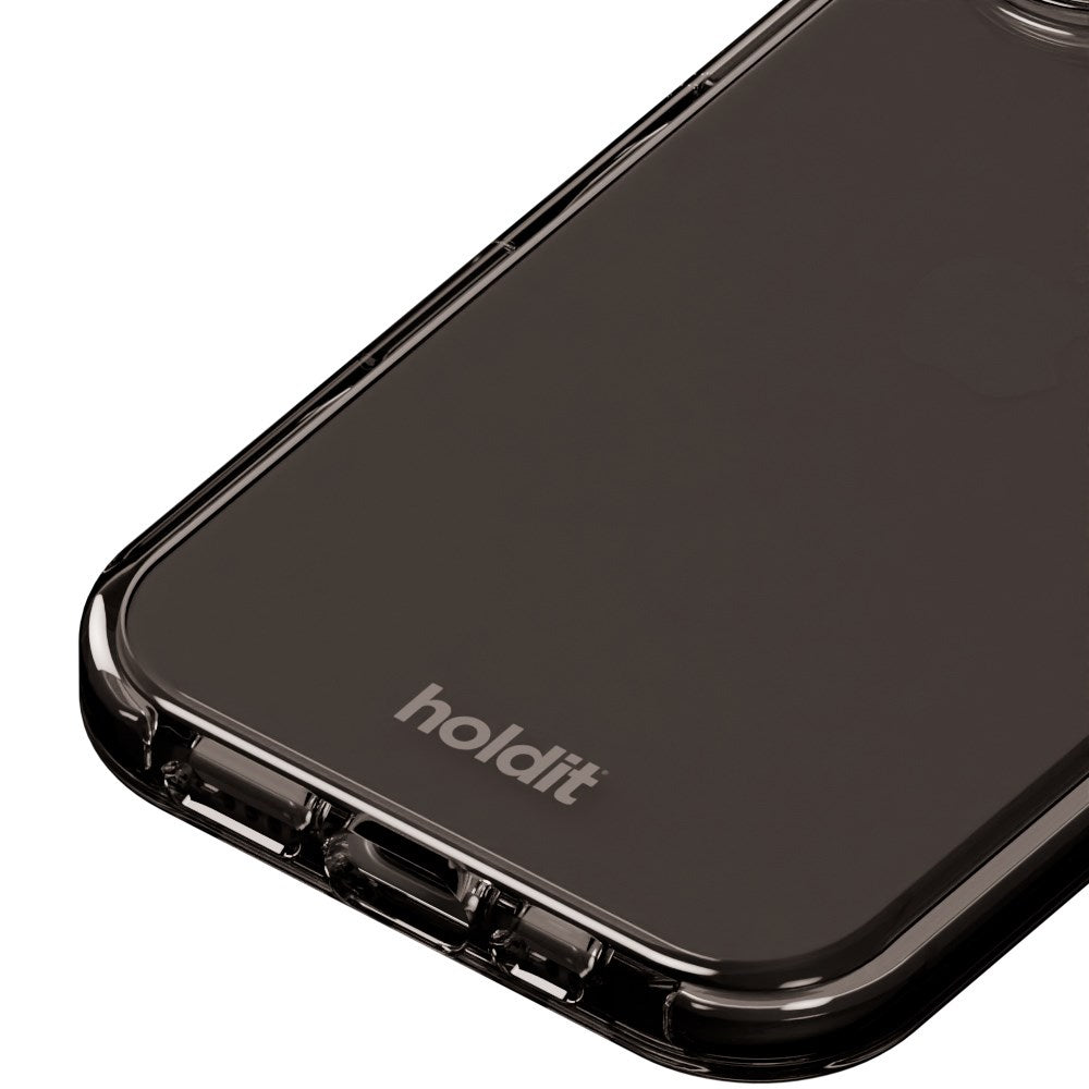 Holdit iPhone 16 Seethru Deksel - Black