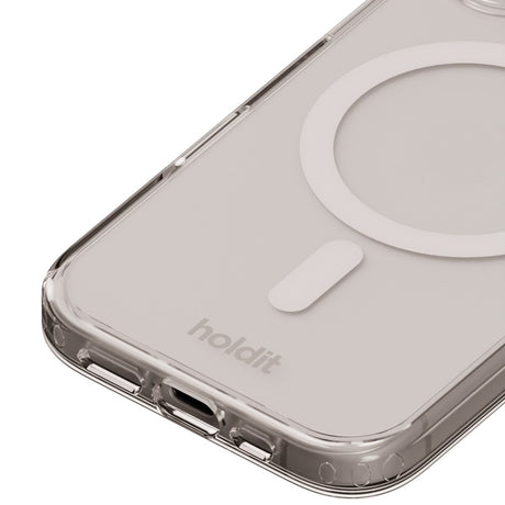 Holdit iPhone 16 MagSafe Deksel - Transparent / White