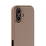 Holdit iPhone 16 Soft Touch Silikon Deksel - Mocha Brown