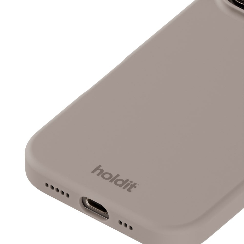 Holdit iPhone 16 Pro Soft Touch Silikon Deksel - Taupe