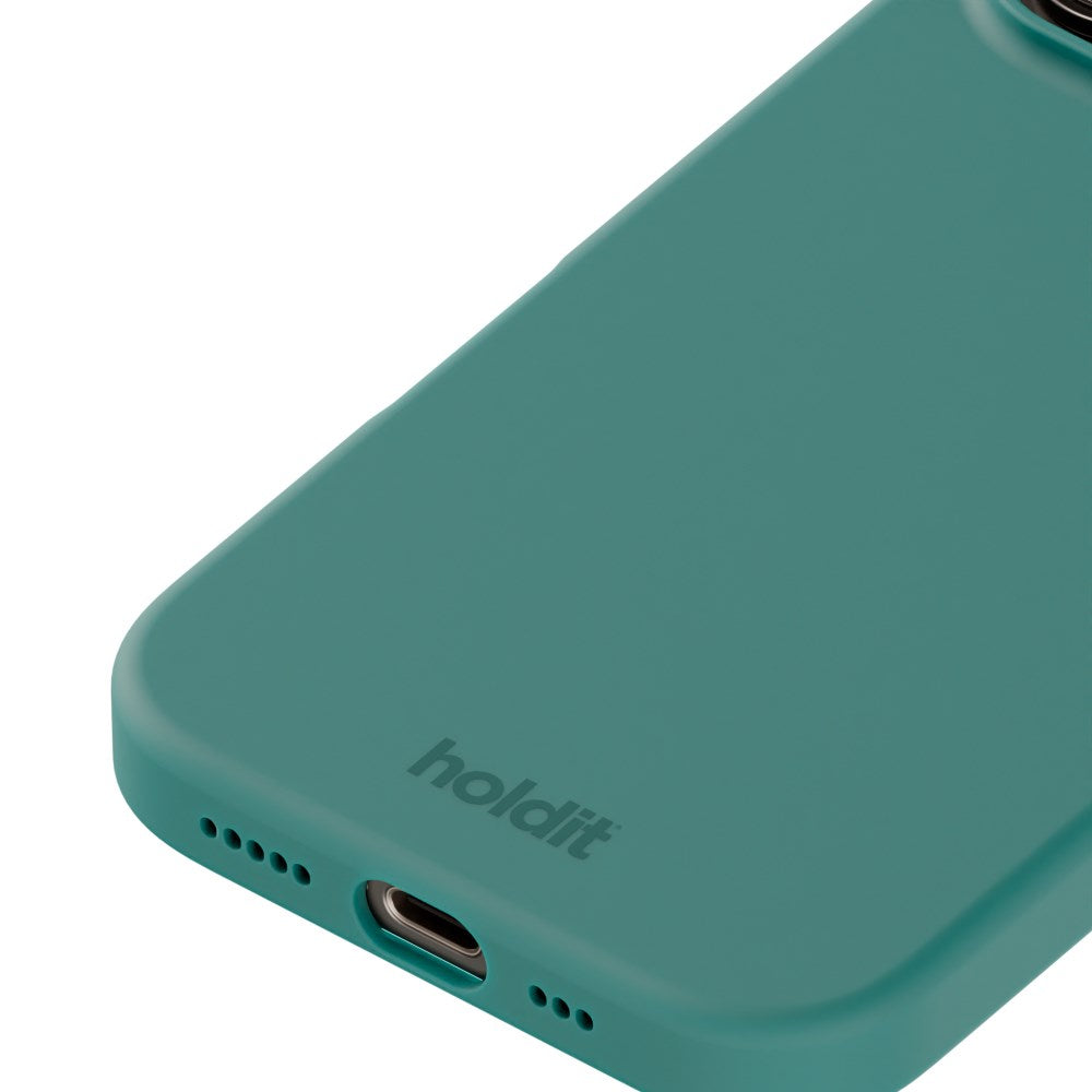 Holdit iPhone 16 Pro Soft Touch Silikon Deksel - Moss Green