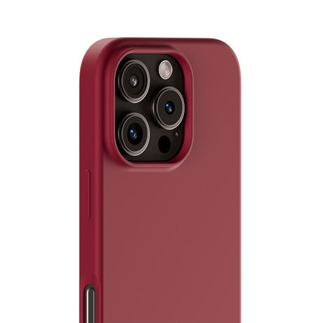 Holdit iPhone 16 Pro Soft Touch Silikon Deksel - Red Velvet