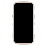 Holdit iPhone 16 Plus Wavy Deksel - Beige / Transparent