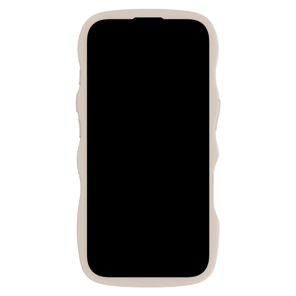 Holdit iPhone 16 Plus Wavy Deksel - Beige