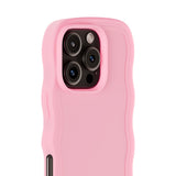 Holdit iPhone 16 Pro Wavy Deksel - Pink