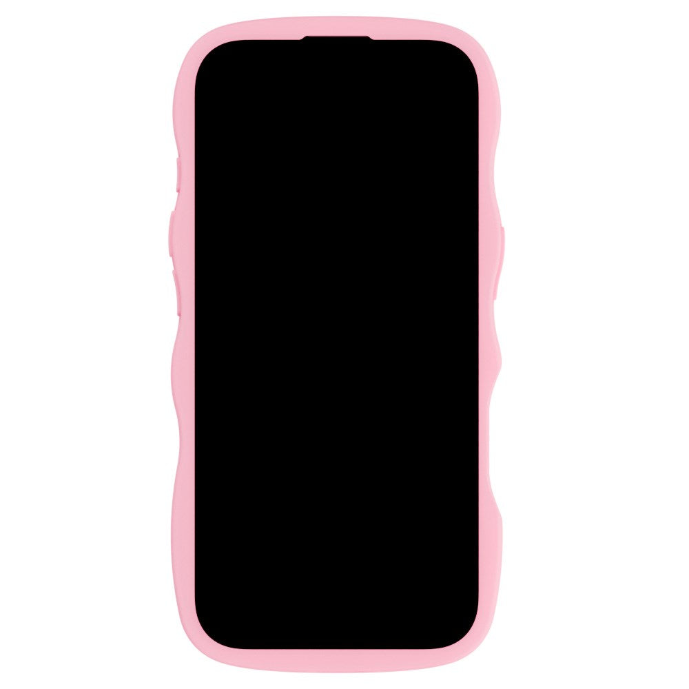 Holdit iPhone 16 Pro Wavy Deksel - Pink