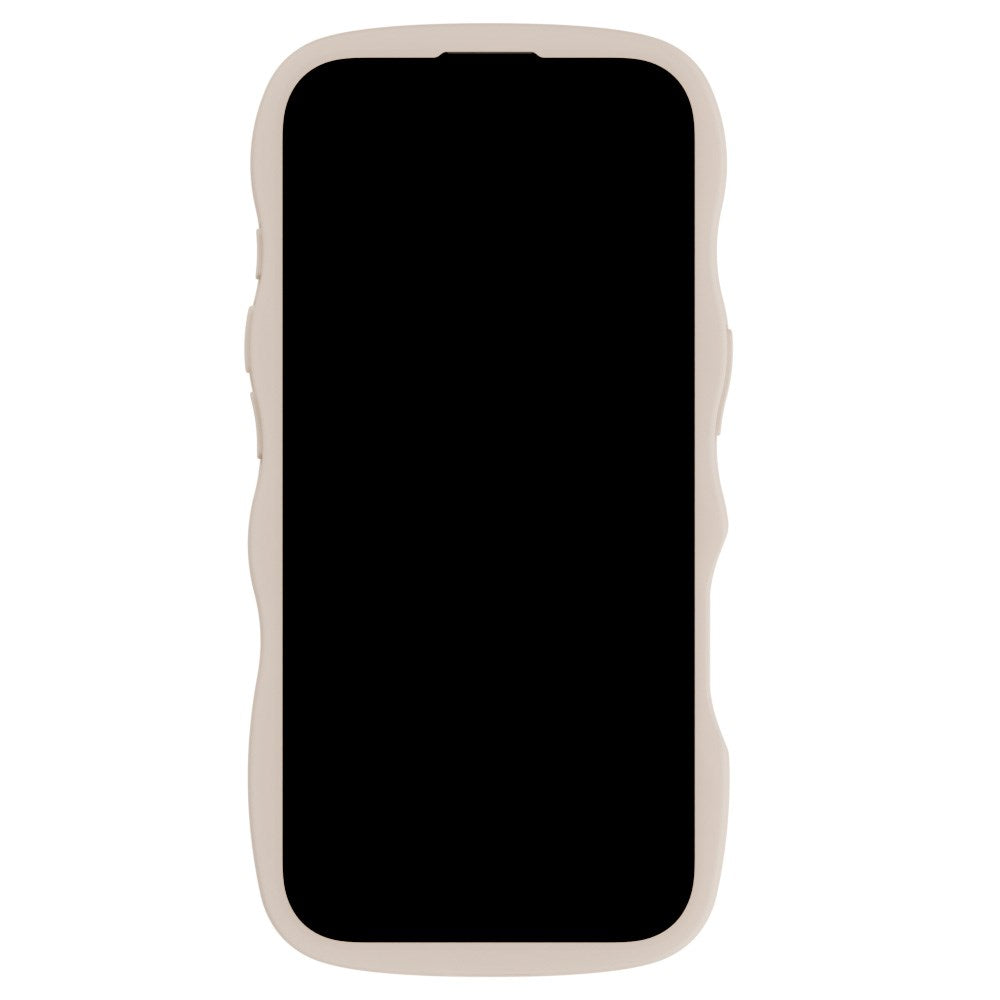 Holdit iPhone 16 Pro Wavy Deksel - Light Beige