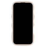 Holdit iPhone 16 Pro Wavy Deksel - Light Beige