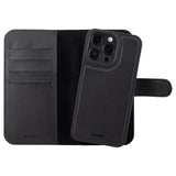 Holdit iPhone 16 Pro Wallet Case Magnet Plus - Flip Deksel - Black