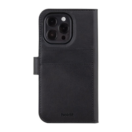 Holdit iPhone 16 Pro Wallet Case Magnet Plus - Flip Deksel - Black