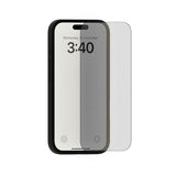iPhone 16 Pro Holdit Skjermbeskytter i Herdet Glass 9H m. Privacy Funksjon - Gjennomsiktig