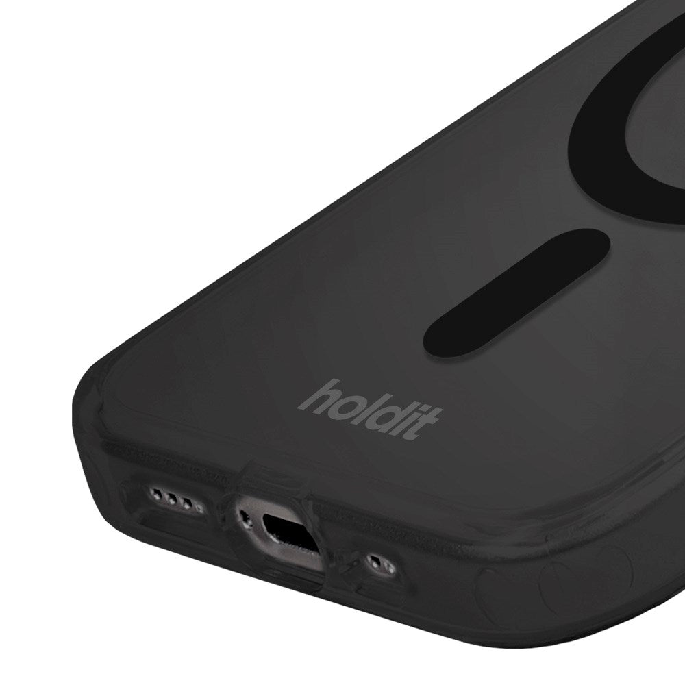 Holdit iPhone 15 / 14 / 13 MagSafe Deksel - Black