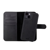 Holdit iPhone 14 / 13 Wallet Case MagSafe Plus - Flip Deksel - MagSafe Kompatibel - Black
