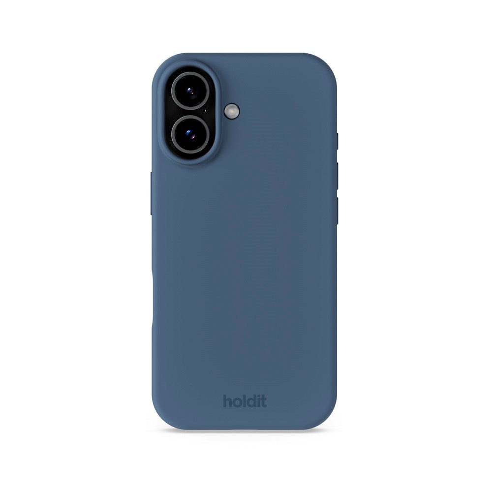 Holdit iPhone 17 Soft Touch Silikon Deksel - Pacific Blue