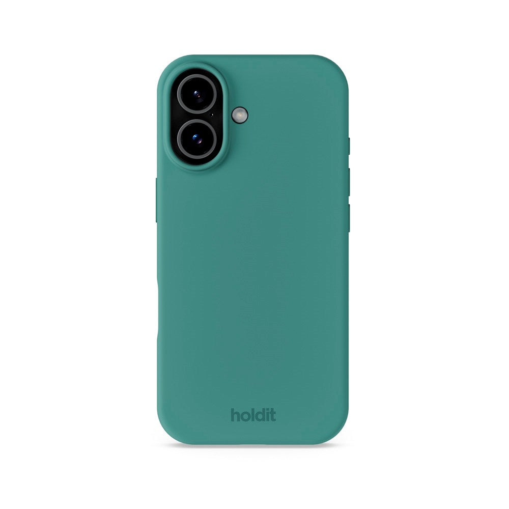 Holdit iPhone 17 Soft Touch Silikon Deksel - Moss Green