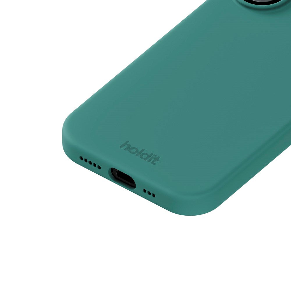 Holdit iPhone 17 Soft Touch Silikon Deksel - Moss Green