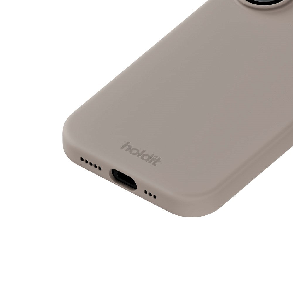 Holdit iPhone 17 Soft Touch Silikon Deksel - Taupe