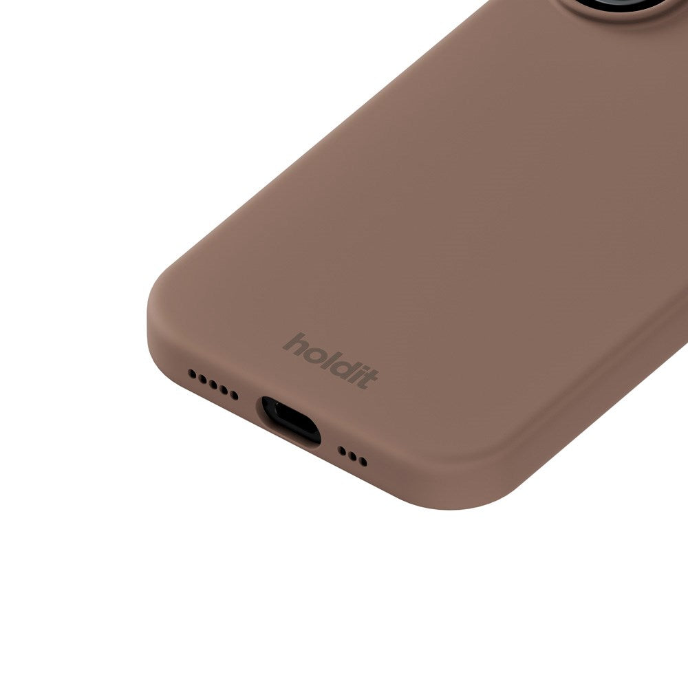 Holdit iPhone 17 Soft Touch Silikon Deksel - Mocha Brown
