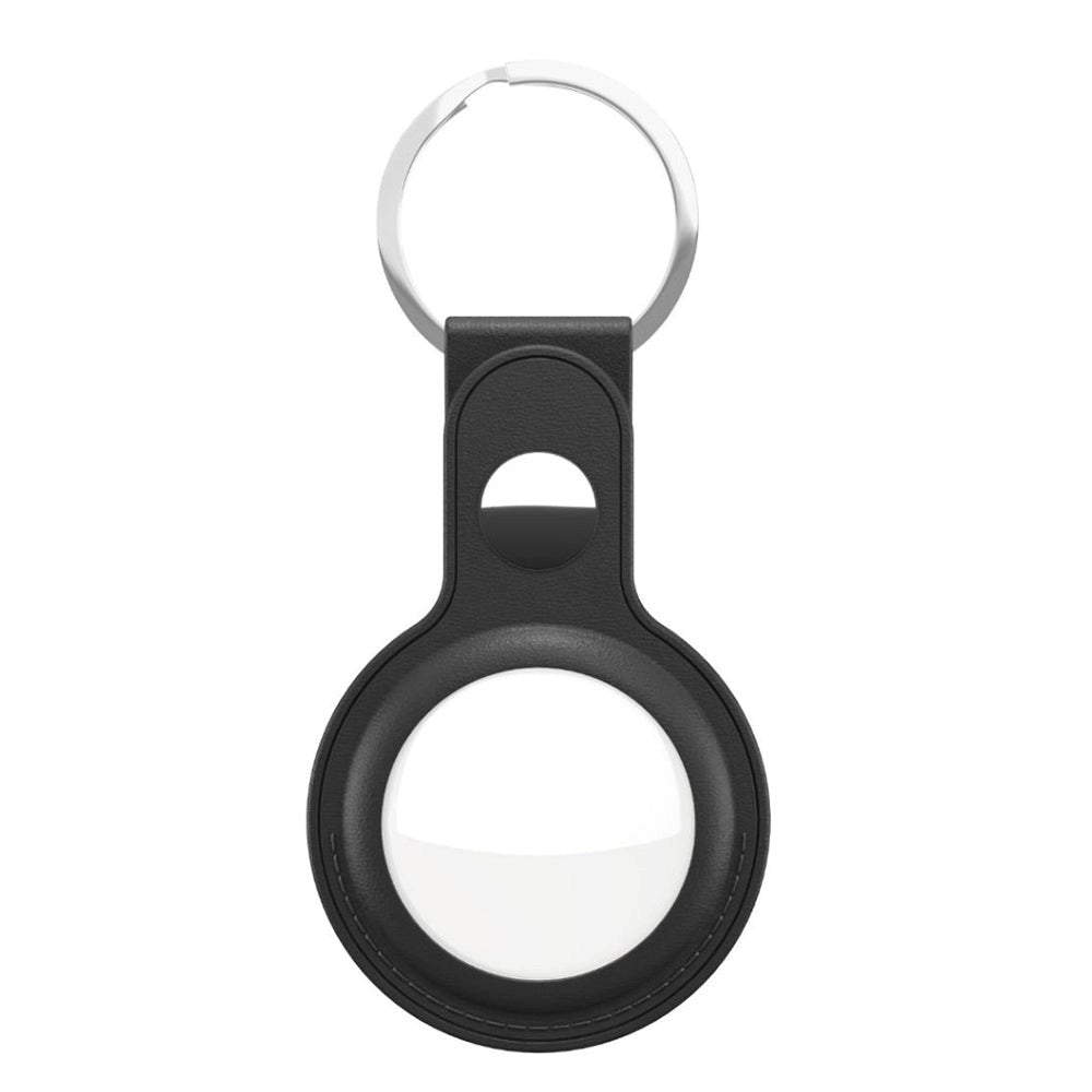 KeyBudz Nøkkelring I Kunstskinn - Snap Ring - 2 Pack - Svart